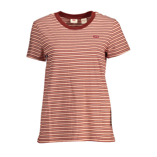 Camiseta de algodón para mujer Levi's Rosso
