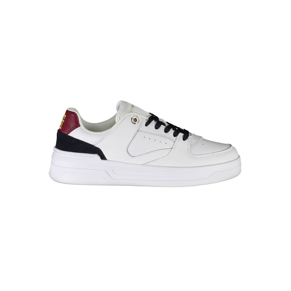 Zapatilla de Piel Blanca para Mujer Tommy Hilfiger