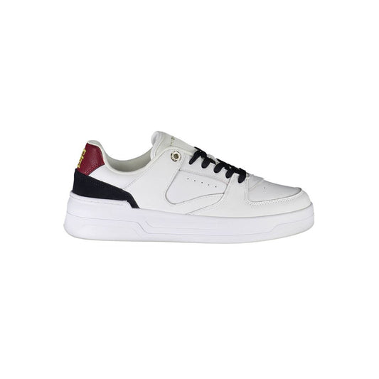 Zapatilla de Piel Blanca para Mujer Tommy Hilfiger