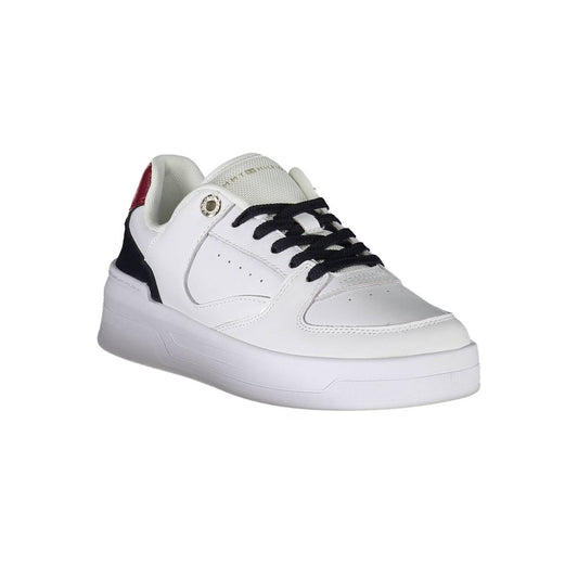 Zapatilla de Piel Blanca para Mujer Tommy Hilfiger