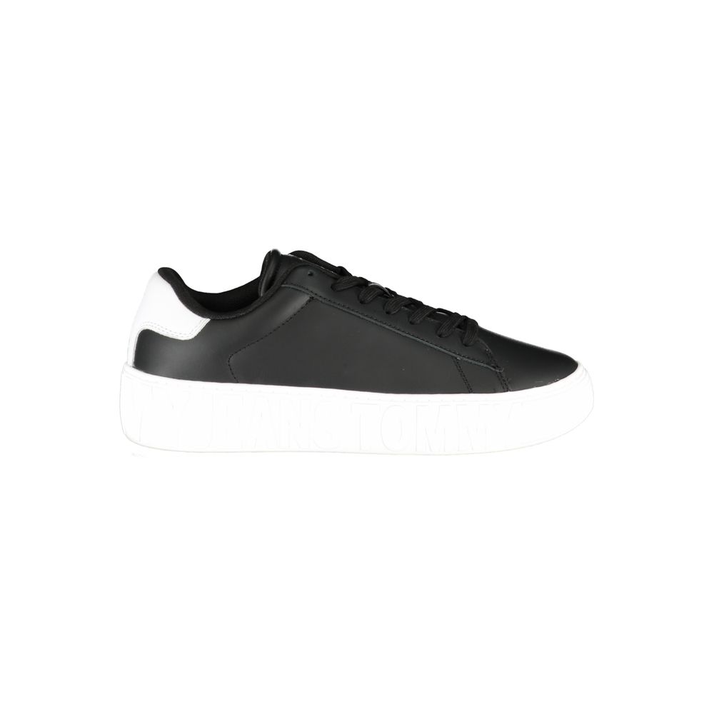 Zapatilla para hombre Tommy Hilfiger de poliuretano negra