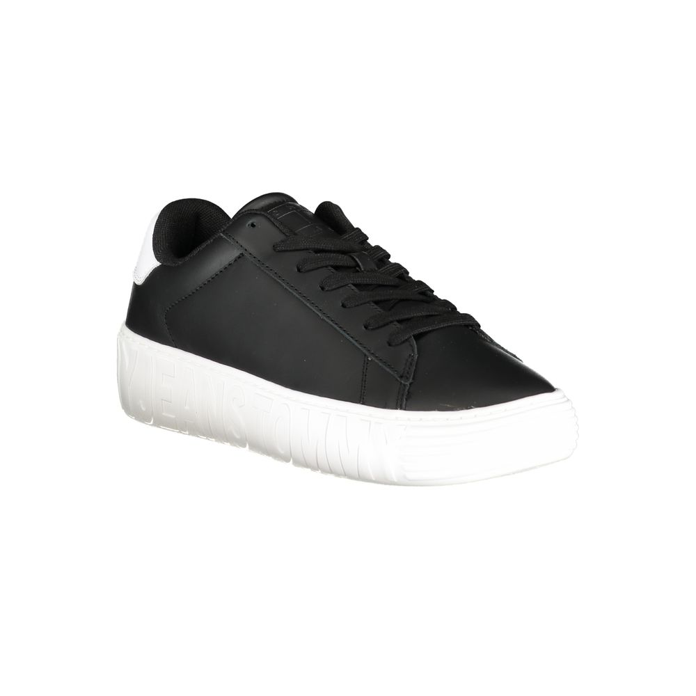 Zapatilla para hombre Tommy Hilfiger de poliuretano negra
