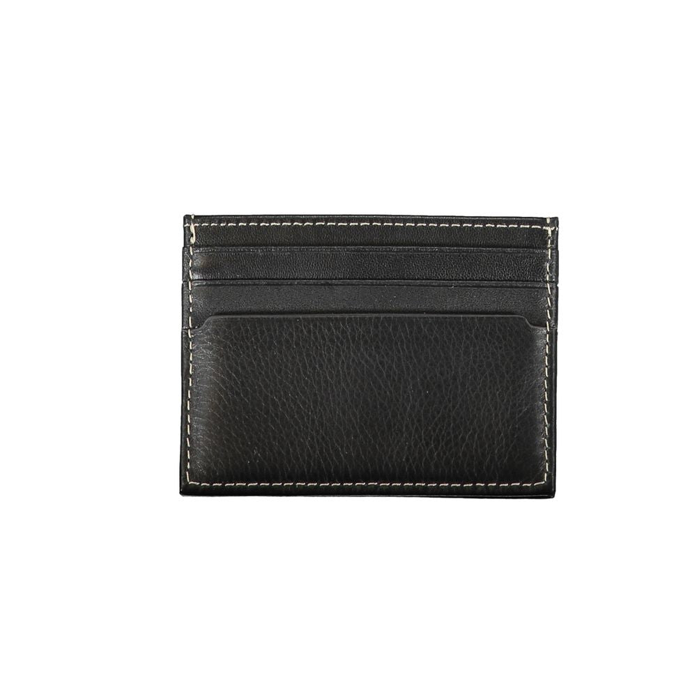 Tarjetero de piel Tommy Hilfiger Nero para hombre
