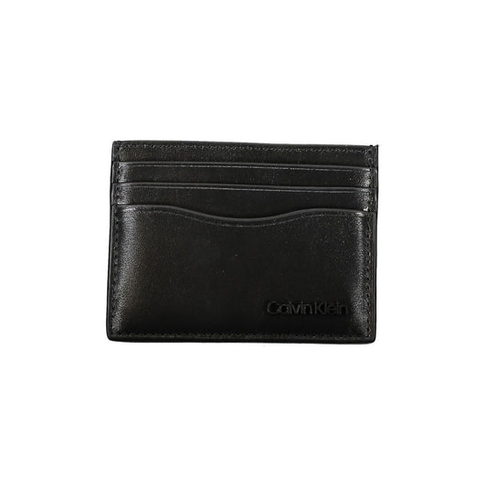 Calvin Klein Black Leather Men's Wallet