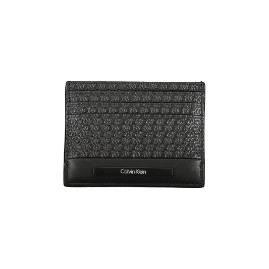 Cartera de hombre Calvin Klein negra de poliuretano
