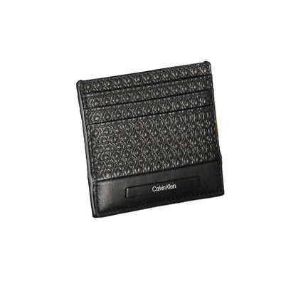 Cartera de hombre Calvin Klein negra de poliuretano