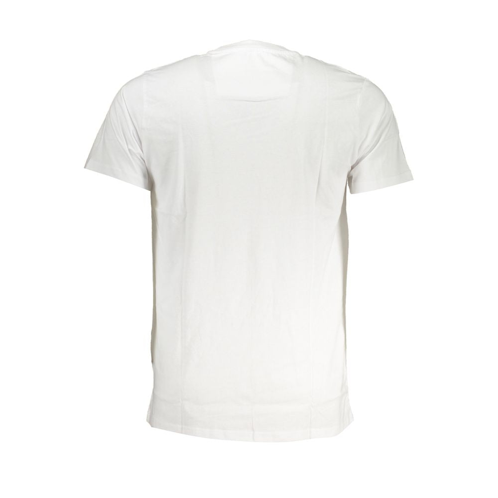 Camiseta de algodón blanco Cavalli Class para hombre