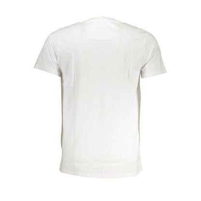 Camiseta de algodón blanco Cavalli Class para hombre