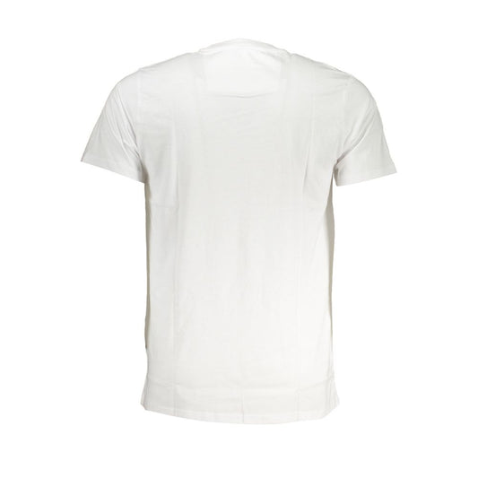 Camiseta de algodón blanco Cavalli Class para hombre