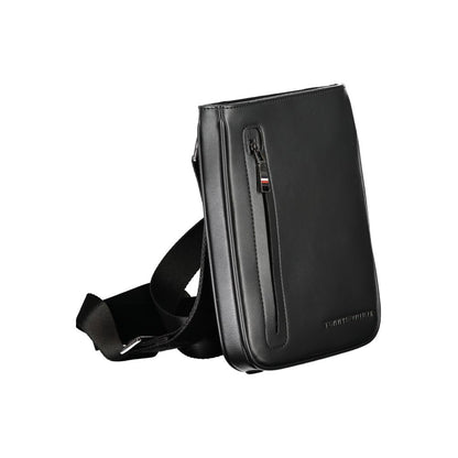 Bolso de Hombro Tommy Hilfiger de Poliuretano Negro para Hombre