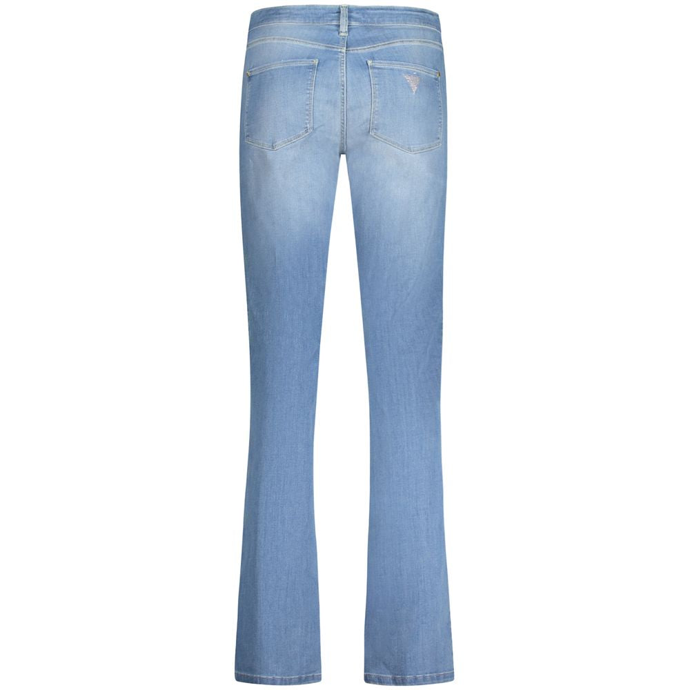 Guess Jeans Jeans Azzurro de algodón para mujer