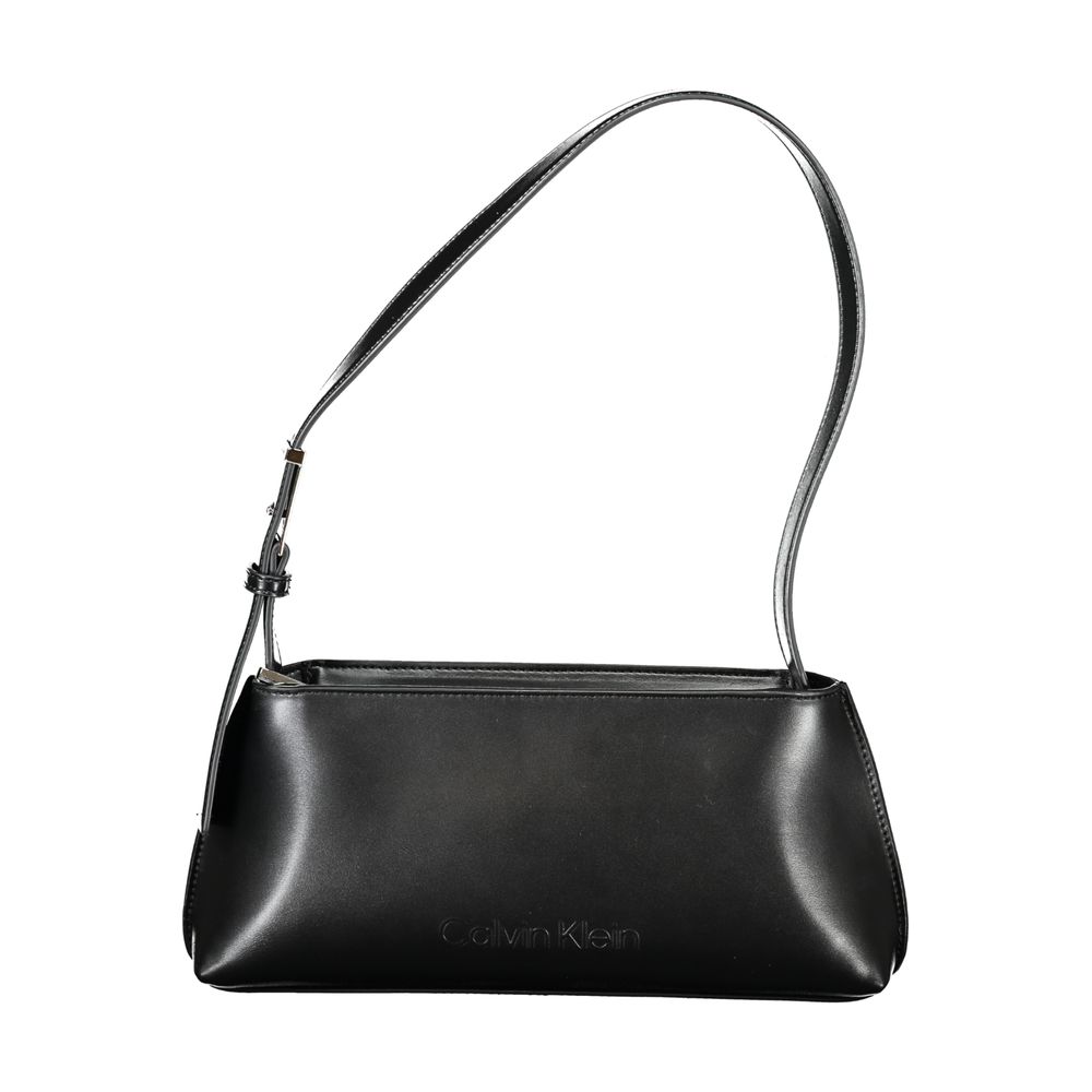 Bolso de mano Calvin Klein negro de poliéster para mujer