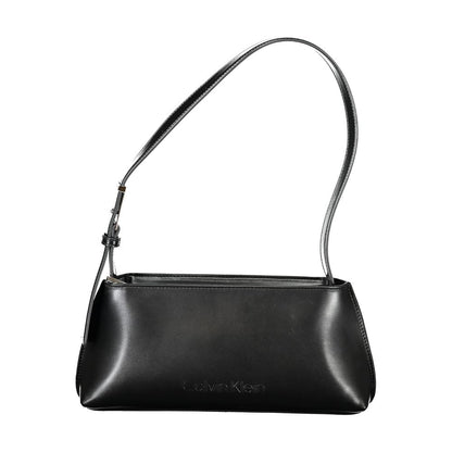 Bolso de mano Calvin Klein negro de poliéster para mujer