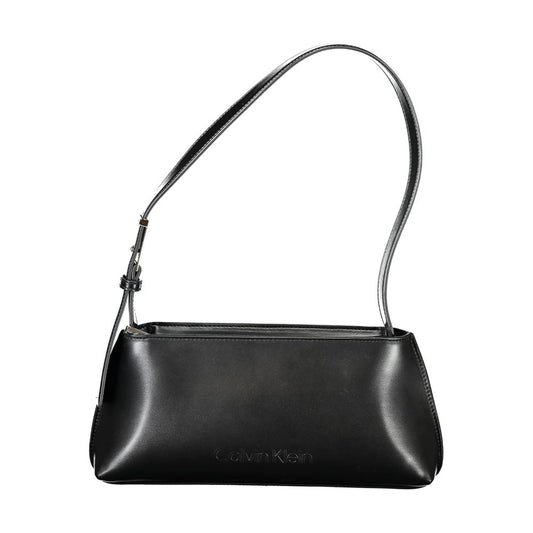 Bolso de mano Calvin Klein negro de poliéster para mujer