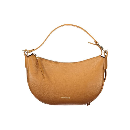 Bolso de Hombro Coccinelle Marrón Piel Mujer