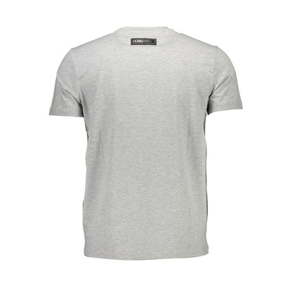 Camiseta de algodón gris para hombre Plein Sport
