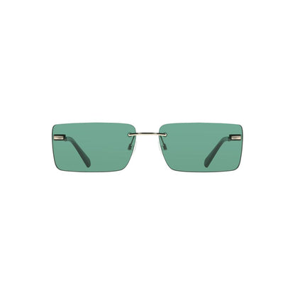 Calvin Klein Gafas de Sol Verde Metálico para Mujer