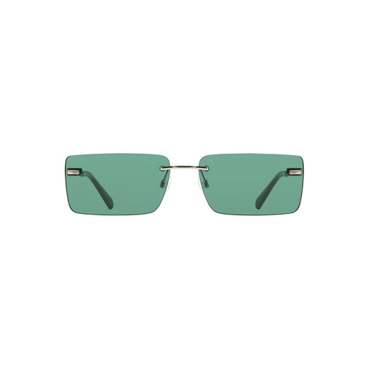 Calvin Klein Gafas de Sol Verde Metálico para Mujer