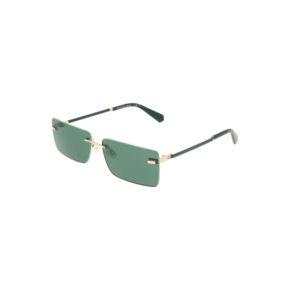 Calvin Klein Gafas de Sol Verde Metálico para Mujer
