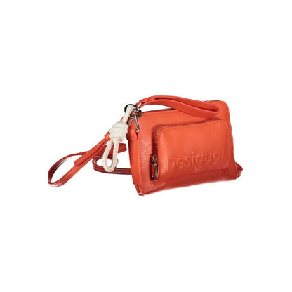 Desigual Bolso de Hombro Rosa Poliuretano para Mujer