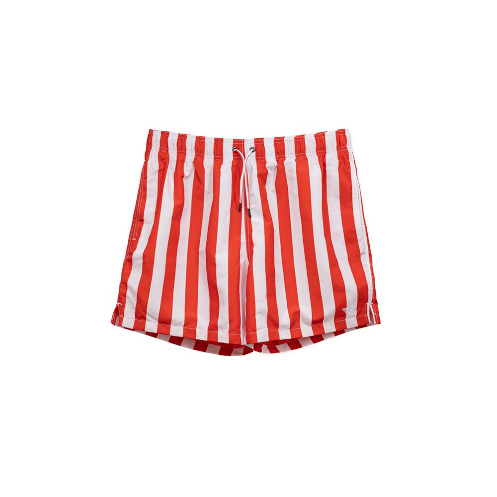 Bañador Emporio Armani de poliéster rojo