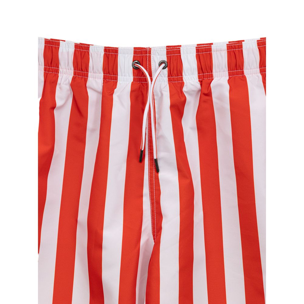 Bañador Emporio Armani de poliéster rojo