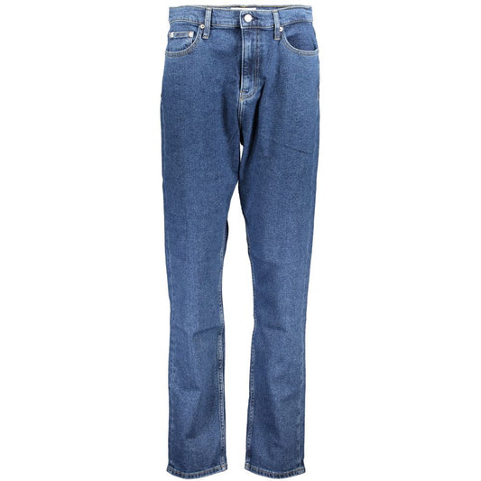 Vaquero Calvin Klein de algodón azul para mujer