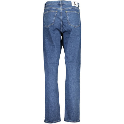 Vaquero Calvin Klein de algodón azul para mujer
