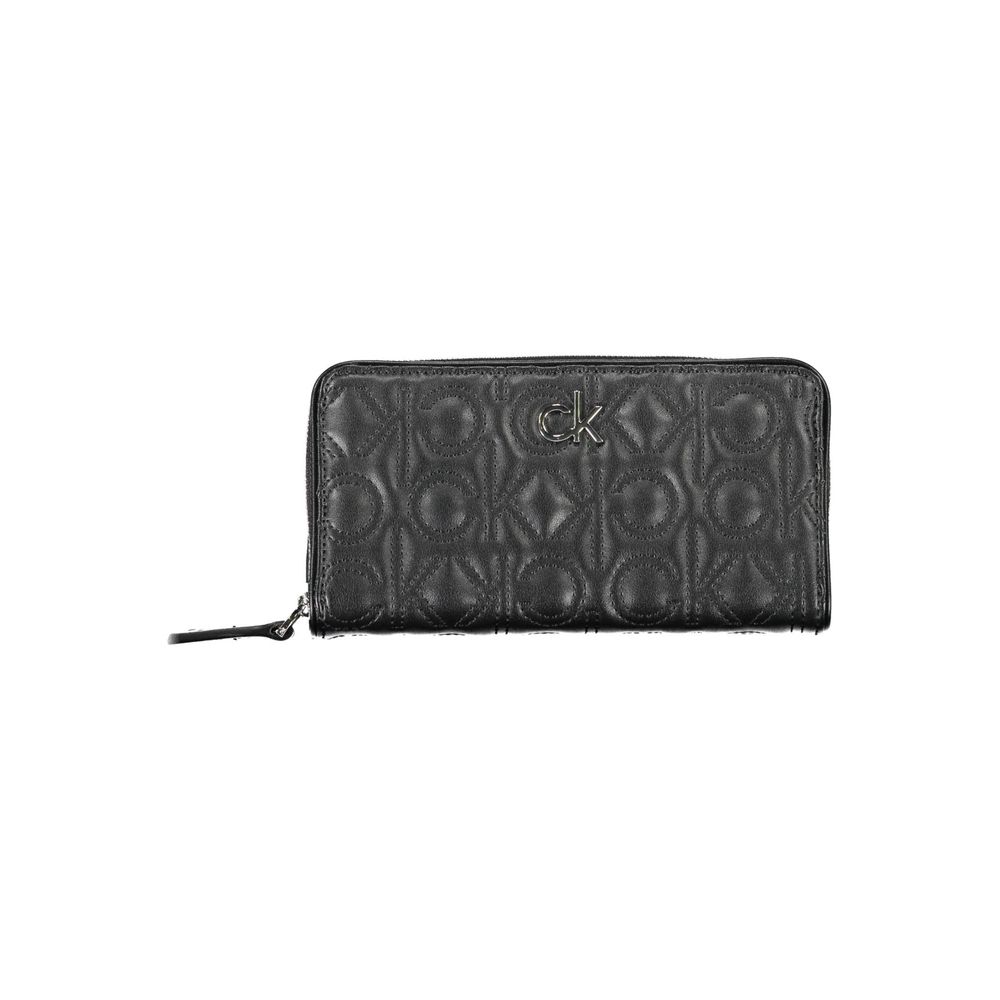 Calvin Klein Black Polyurethane Women's Wallet
