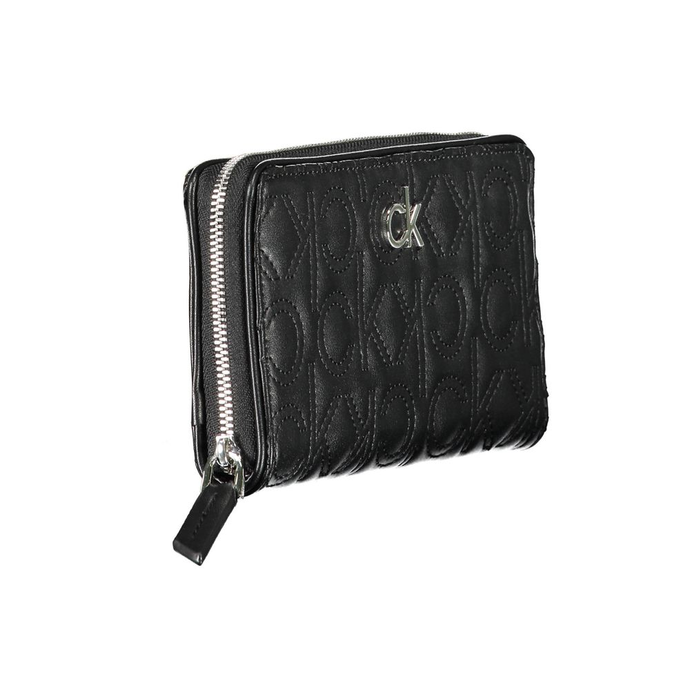 Calvin Klein Black Polyurethane Women's Wallet