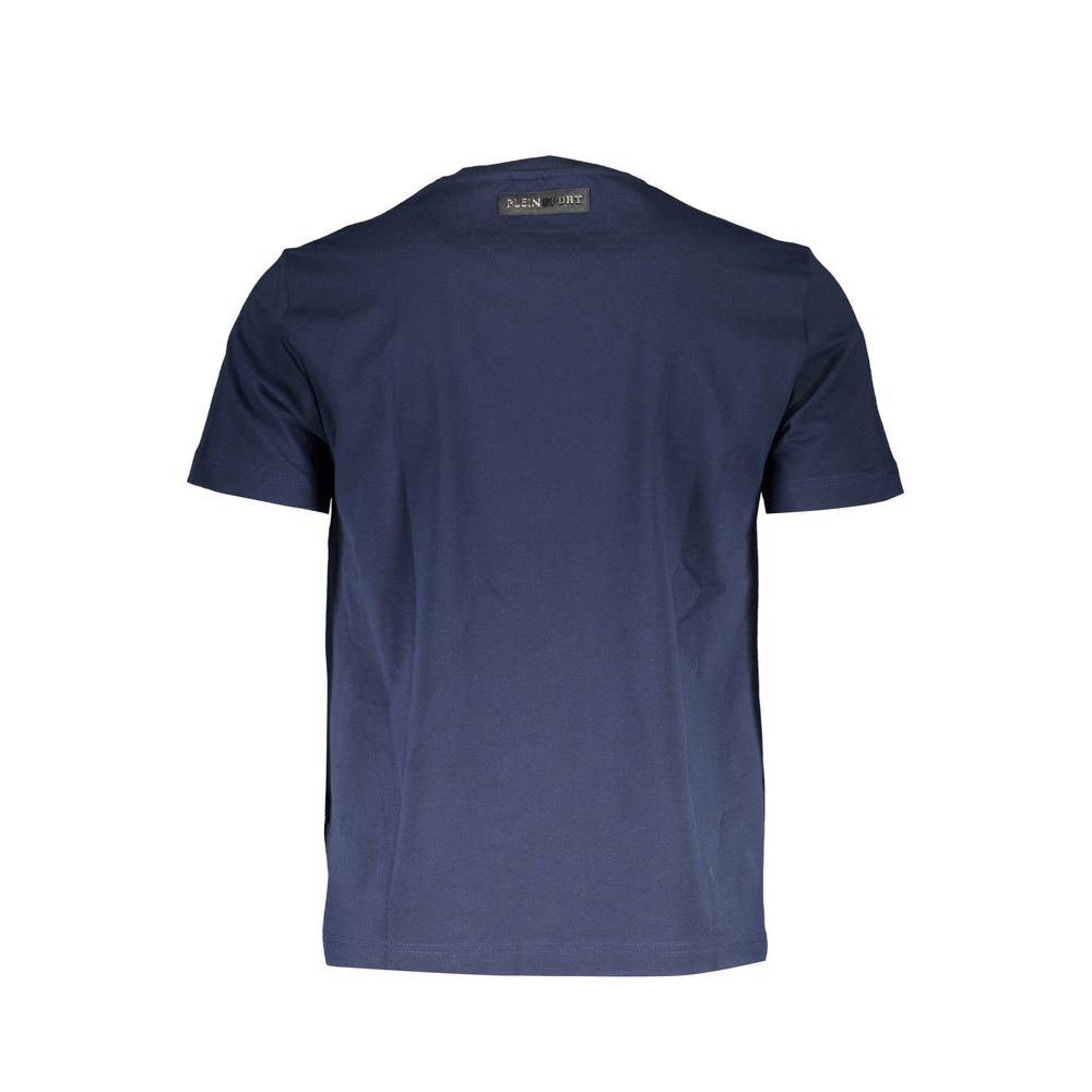 Camiseta de hombre Plein Sport de algodón azul
