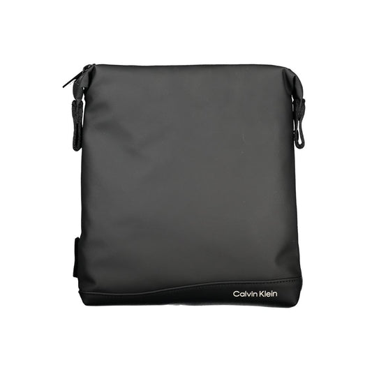 Sac à bandoulière noir élégant Calvin Klein avec détails contrastants