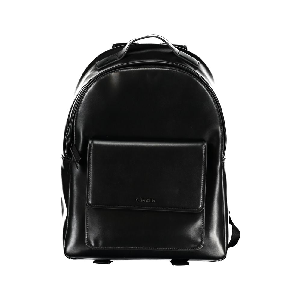 Mochila urbana elegante Calvin Klein negra con compartimento para portátil