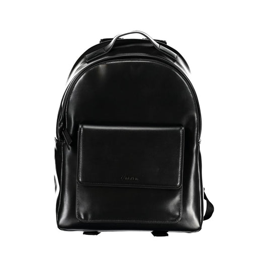 Mochila urbana elegante Calvin Klein negra con compartimento para portátil