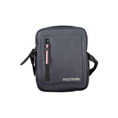Tommy Hilfiger Blue Polyurethane Men's Shoulder Bag