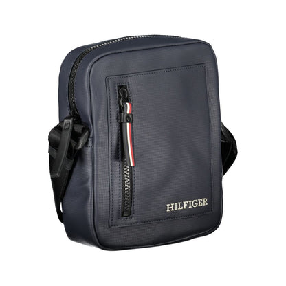 Tommy Hilfiger Blue Polyurethane Men's Shoulder Bag