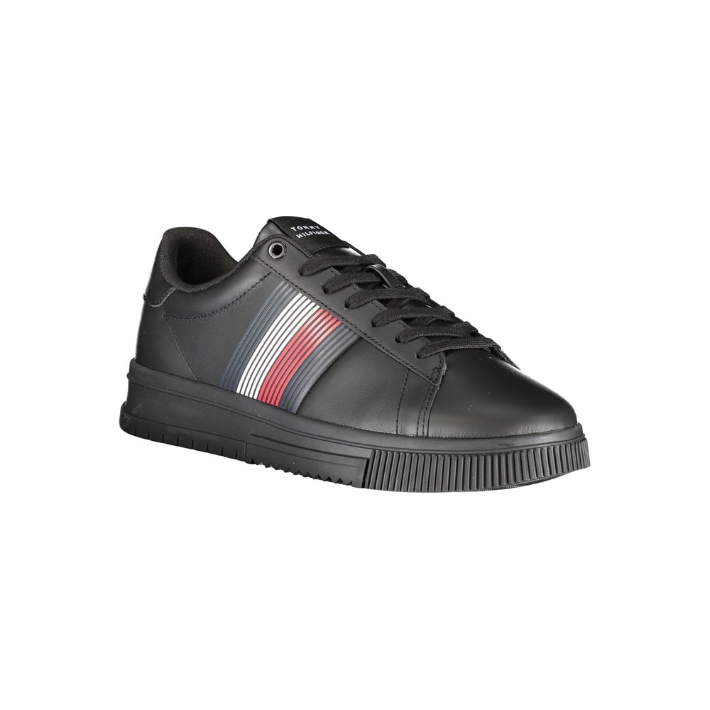 Zapatilla para hombre Tommy Hilfiger de poliuretano negra