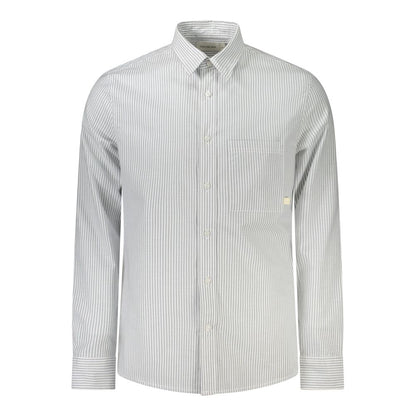 Camisa de hombre de algodón blanca Calvin Klein