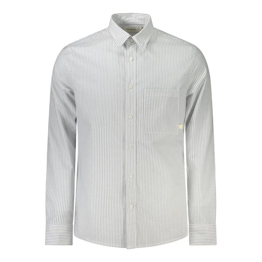 Camisa de hombre de algodón blanca Calvin Klein