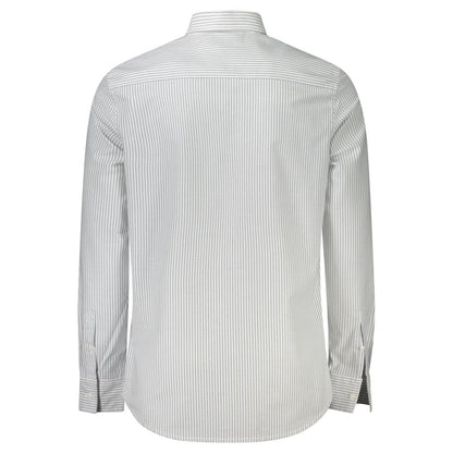 Camisa de hombre de algodón blanca Calvin Klein