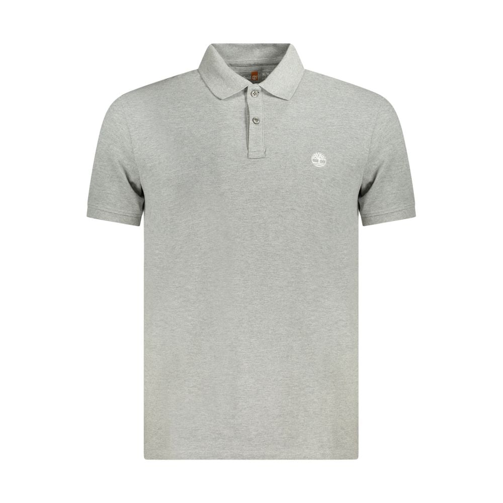 Camisa Polo Gris de Algodón para Hombre Timberland