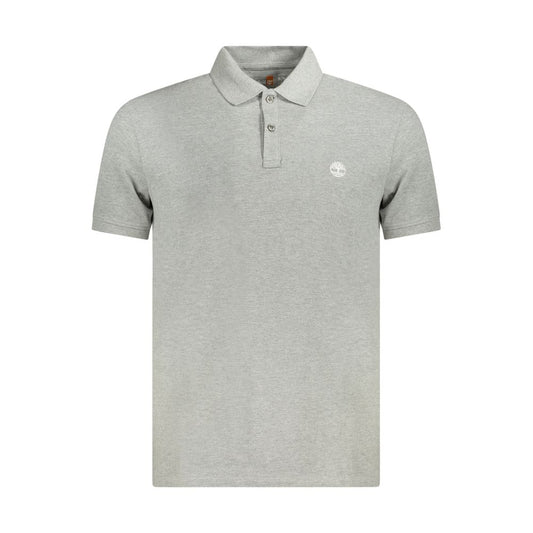 Camisa Polo Gris de Algodón para Hombre Timberland