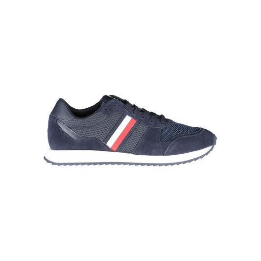 Zapatillas de hombre de poliéster azul Tommy Hilfiger