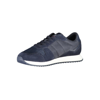 Zapatillas de hombre de poliéster azul Tommy Hilfiger