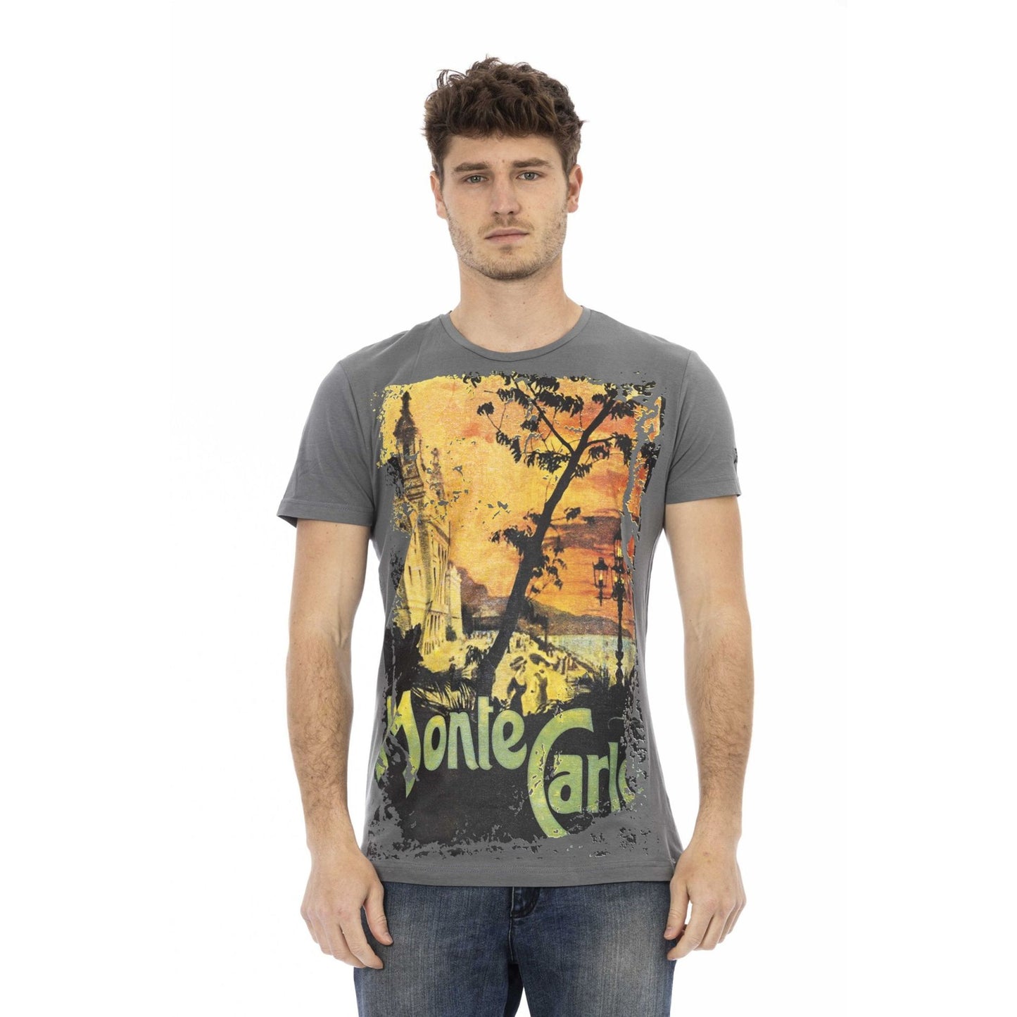 Trussardi Action Men's T-shirt 90% Cotton