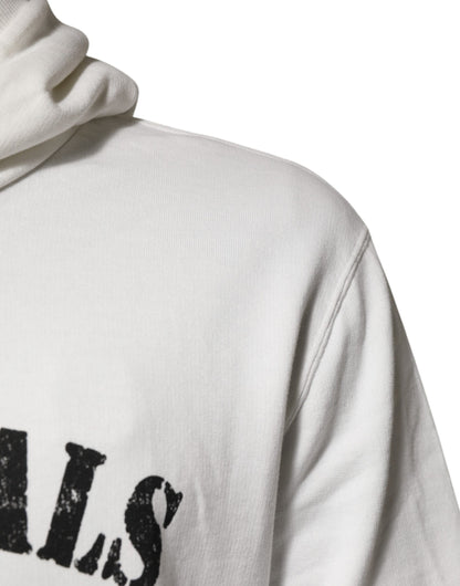 Sudadera con capucha Dolce & Gabbana de algodón blanco con estampado DG ROYAL