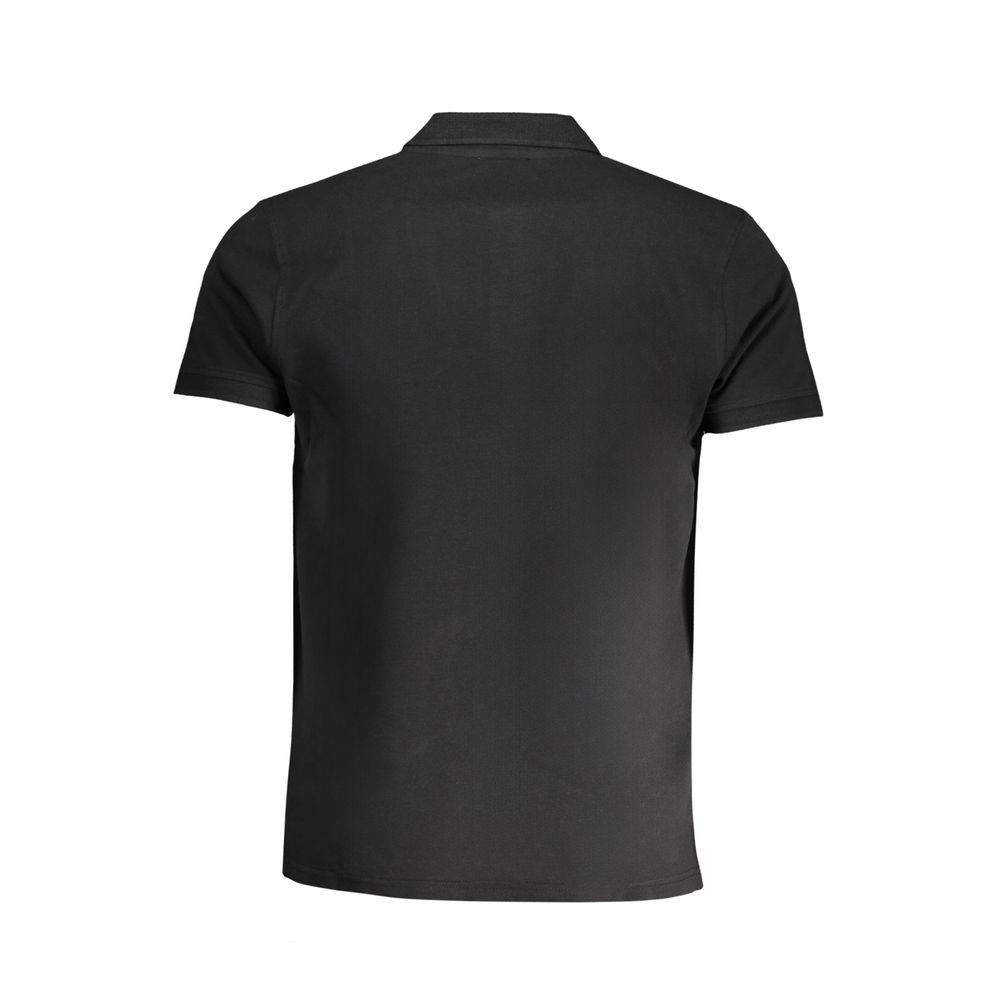 Polo para hombre Cavalli Class de algodón negro