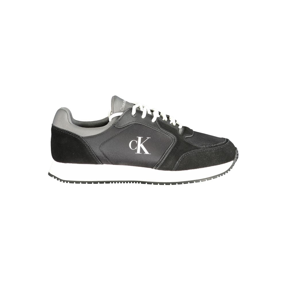 Zapatillas Calvin Klein de poliuretano negro para hombre