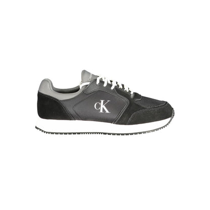 Zapatillas Calvin Klein de poliuretano negro para hombre