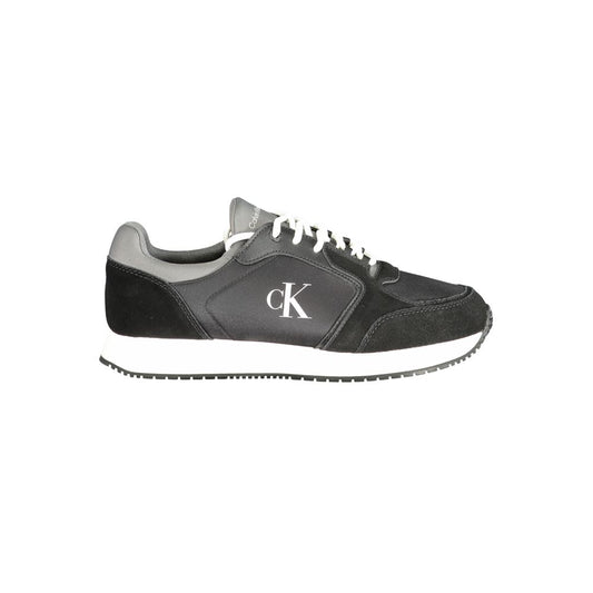 Zapatillas Calvin Klein de poliuretano negro para hombre